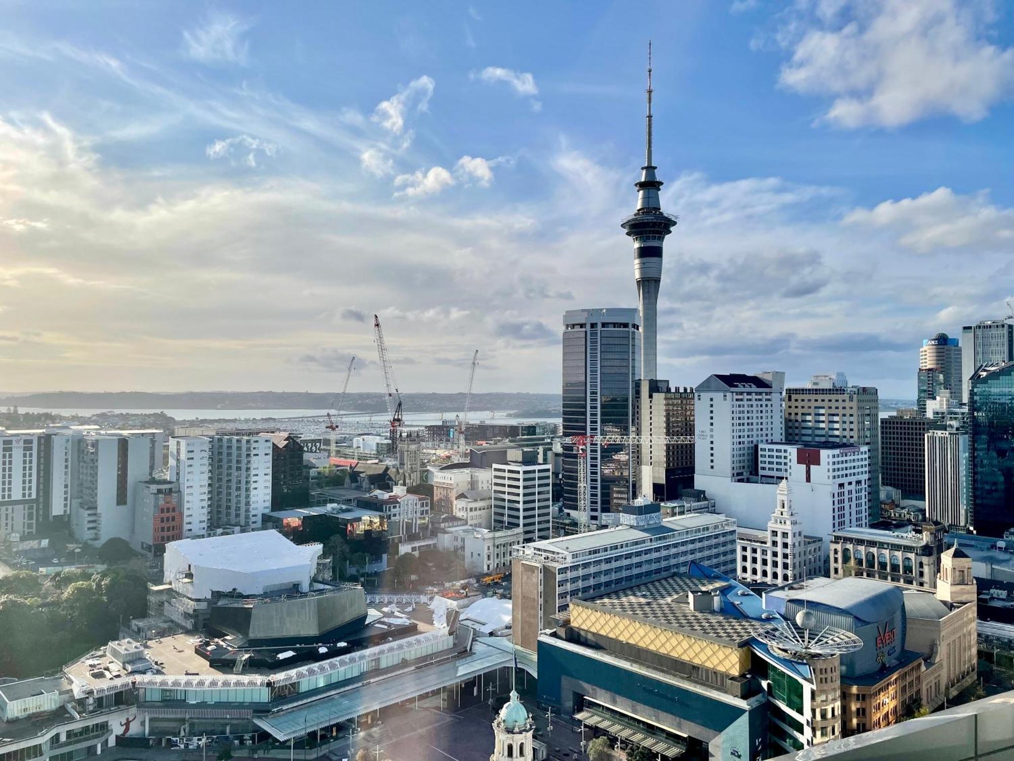 Stunning 3 Bedroom Penthouse Apt In Auckland Cbd Exterior foto