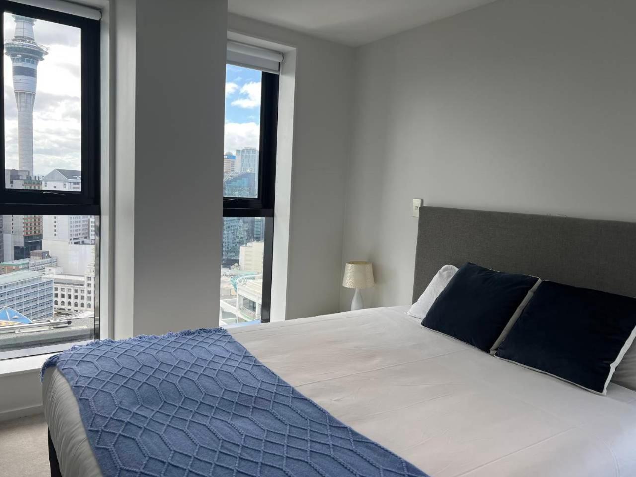 Stunning 3 Bedroom Penthouse Apt In Auckland Cbd Exterior foto